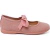 Pisamonas Ballerine di Lino Chiusura Fiocco Grosgrain Misurare 30 Colore Rosa Pallido