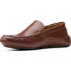 Clarks Markman Plain Mens Dark Tan Lea, 7