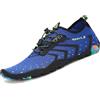 SAGUARO Scarpe da Scoglio per Uomo Donna Asciugatura Rapida Scarpette da Spiaggia Surf Traspirante Antiscivolo Scarpe Immersione, Ondulato Blue 38