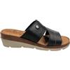 Fly Flot Ciabatta da Donna Anatomica - Sandalo con Zeppa 5 cm, Tomaia con Inserto Elastico, Plantare Antishock, Made in Italy, Ideale per Casa o Esterno