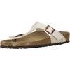 Birkenstock 943871 Gizeh pearl white, Birko Flor Graceful INFRADITO Donna, White EU 35