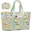 LUROON Borsa Mare Donna Grande XXL, Borsa Spiaggia Donna Famiglia Impermeabile con Zip, Borsa da Mare Beach Pieghevole Borsa Beach Tote Bag per Viaggio Spiaggia Piscina Vacanza