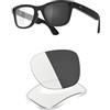ThunderClap Lenti di ricambio polarizzate compatibili con occhiali intelligenti Ray-Ban Meta Wayfarer RW4006 da 50 mm | RW4008 da 53 mm
