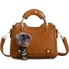BUKESIYI Donna Borse a Tracoll Borsa a Mano Ecopelle Borse a Spalla 2022 PU Pelle CCIT77192 Marrone