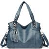 BUKESIYI Donna Borse a Mano Borsa a Tracoll Marca Spalla Elegante Tote 2026 PU Pelle IT77464 Blu