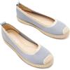 GLAMORA Espadrillas Donna Estate Ballerine Bicolore a Maglia Traspirante con Suola Sparto Scarpe Piatte Senza Lacci