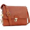 Catwalk Collection Handbags - Borsa a Tracolla in Pelle - Messenger Bag Media - Borsa a Mano Donna Formato A5 - Diana