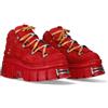 New Rock Scarpe Brogue unisex M.106-s29, Rosso, 4 UK Men/ 3.5 UK Women