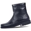 Generico Stivaletti in Vera Pelle per Uomo, Patrizia Azzi, Linea Arizona Art.90299 100% Made in Italy (Pelle Nera, Sistema Taglie Calzature EU, Adulto, Uomo, Numero, Media, 42)