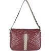 Laura Biagiotti Borsa Donna Sacca Tracolla in Ecopelle riporti in Tessuto Tracolla in Tessuto Personalizzata Regolabile Dimensioni: 35 X 30 X 12 cm. ART. LB23W-106-4 LINEA LEVRAI