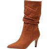 TYUIOP Stivali Neve Stivaletti Donna Texani Corti Stivaletti Pioggia Donna Stivaletti Donna Estivi Bassi Stivaletti Donna Estivi Stivali Alti Donna sotto Il Ginocchio Stivali Cowboy