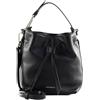 Coccinelle Pelle borsetta borsa a tracolla Malory Handbag Grained Leather Noir nero