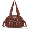 Angel Kiss Borsa Donna Tracolla Pelle PU Borsa a Mano Tote Bag Media Elegante Impermeabile Grande Capacità Molte Tasche Scomparti, per Lavoro, Scuola, Shopper, Università e Viaggio