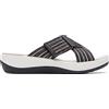 Clarks Arla Wave, Sandali a Ciabatta Donna, Nero Combi, 41 EU