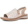 ara Sandalo Hawaii da donna, sabbia/argento, sabbia, 38 EU, sabbia argento sabbia, 38 EU