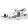 Skechers Women's On The Go 600 Brilliancy Thong Sandal White/Grey 6 Wide