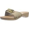 Scholl Pescura Zoccolo con Tacco Colore Sabbia Misura 36