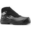 Base Protection Base META TOP B0858A S3L HRO - Scarponcino di sicurezza in pelle HiProFlex Metatarsale Nomex con intersuola SmellStop, Nero grigio, 43 EU