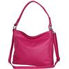 AMBRA Moda GL35 - Borsa a mano, borsa a spalla, borsa a tracolla donna in vera pelle vacchetta grana