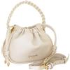 Camomilla Milano Borsa a Mano Donna, con Tracolla, Similpelle, Collezione Soft Kiss, Misura S, Colore Bianco