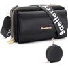 GOUNNU Borse a Tracolla da Donna Piccola Borsa per Cellulare a Tracolla per Donne Borse Tracolla in pelle PU Portafogli Mini Borsa Porta Cellulare con Tracolla Ampia Regolabile e Rimovibile Carte di Credito