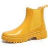 MIXSEN Stivali Pioggia Donna Impermeabile Stivali di Gomma Antiscivolo Chelsea Boots Giardinaggio Stivaletti Wellington Rain Boots(08 Giallo,37EU)