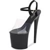 BeAUZQ Tacco Alto da Donna 20 cm Tacchi Alti Sexy Spogliarellista Performance sul palco Pole Dance Tacchi Alti Discoteca Party Dance Tacchi Alti Taglie Forti Unisex