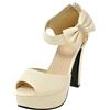 Bviennic Bride Sposa Peep Toe Tacco Alto Sandali Vestito