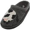 Haflinger Pantofole Unisex con Motivo Animale, Grigio 4 Antracite, 36 EU