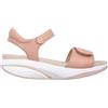 MBT MALIA 2 Sandali eleganti da donna in pelle di pecora. Calzature leggere e comode per la primavera e l'estate. Calzature fisiologiche. Sandali moderni con chiusura aderente. Colore rosso