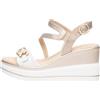 Nero Giardini - Sandalo Zeppa Bianco art.E615962D BIANCO 38
