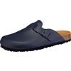 Lico, Bioline Clog, pantofole da uomo, Blu (blu navy), 50 EU