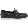 Sebago Docksides Portland Mocassino da Barca Uomo Blue Universe Nubuck