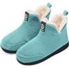 BUGUKI Pantofole Donna Invernali Uomo Pantofole Stivaletto Casa Peluche Calde Alte Collo Ciabatte Stivaletti Blu 42 43