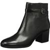 Geox D Petalus C - Stivaletti Donna, Nero (Blackc9999), 35 EU