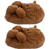 LIFKOME pantofole a forma di orsacchiotto pantofole femminili invernali per animali Caldo scarpe riscaldanti scarpe termiche animali pantofola invernale Peluche