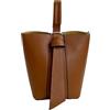 Superflybags Donna Borsa Secchiello a Mano in vera Pelle Modello BRYANNA 20x16x14 Made in Italy