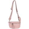 styleBREAKER Borsa a tracolla donna 2 pezzi a mezzaluna | Borsa a tracolla in similpelle 24x15x8,5 cm, tracolla 86-138 cm con motivo a rombi, zip a 2 vie, portamonete 11 cm
