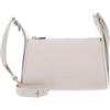 Coccinelle Pelle borsa a tracolla Bishop Mini Bag Grained Leather Lambskin White avorio
