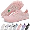 SAGUARO Scarpe Barefoot Minimaliste Donna Scarpette da Acqua Traspiranti Asciugatura Rapida Scarpe da Scoglio Antiscivolo per Bagno Spiaggia Yoga Surf, Rosa, 42 EU