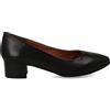 PAYMA - Scarpe da Donna con Tacco in Pelle. Soletta in Gel Integrata. Fatto in Spagna. Tacco a Blocco in 3 Altezze: Alto, Medio e Basso. Nero, Blu, Rosso e Marrone