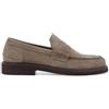 Melluso Mocassino Classico in camoscio Color Fango u0890q