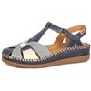 Pikolinos Sandali in Pelle da Donna Cadaques W8K, Numero:38 EU, Colore:Blu