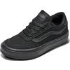 Vans Brooklyn LS, Scarpe da Ginnastica Unisex - Bambini e Ragazzi, Tela Nera, 34/35 EU