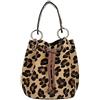 Superflybags Borsa Secchiello a Mano In Vera Pelle CHIOGGIA+Pelo Cavallino Made In Italy