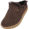 HAFLINGER zoccolo in pelle di agnello Saskatchewan feltro pantofola caffè, taglia 40