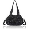 Angel Kiss Borsa a Mano per Donna PU Pelle Borsetta a Spalla Hobo Tote Borsa a Tracolla