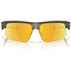Oakley Oo9400 Bisphaera Occhiali da Sole Rettangolari, Inchiostro oliva opaco/Prizm polarizzato 24k, 68 mm