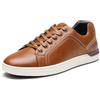 Bruno Marc Scarpe Casual Stringate per Uomo Scarpe da Ginnastica da Passeggio Sneakers alla Moda,Size 43W,Marrone,SBFS211MWIDE