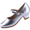 EIGHT KM Princess Shoes Girls' Mary Jane Shoes - High Heel Girls Party Shoes - Wedding Party Girls Communion Shoes Ides Flower Girl Shoes - Versatile Flat Shoes